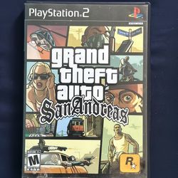 Grand Theft Auto San Andreas For Playstation 2