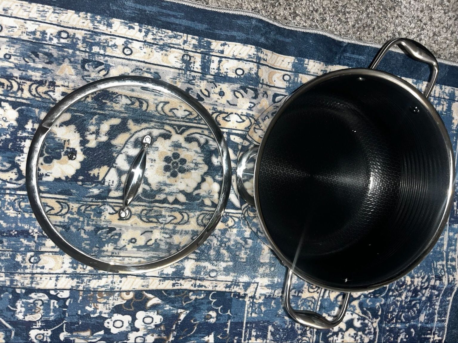 HexClad Hybrid Nonstick Wok Pan