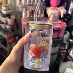 Carebears Glass Tumbler