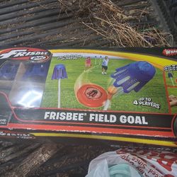 Wham-o Fun Frisbee Disc Field Goal Pole Set Outdoor Backyard Toy Family Game