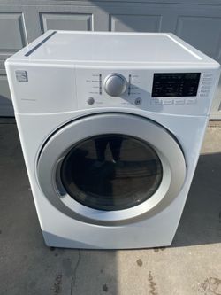 White Kenmore gas dryer