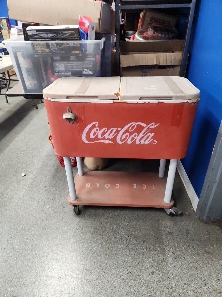 Vintage Coke A Cola Cooler