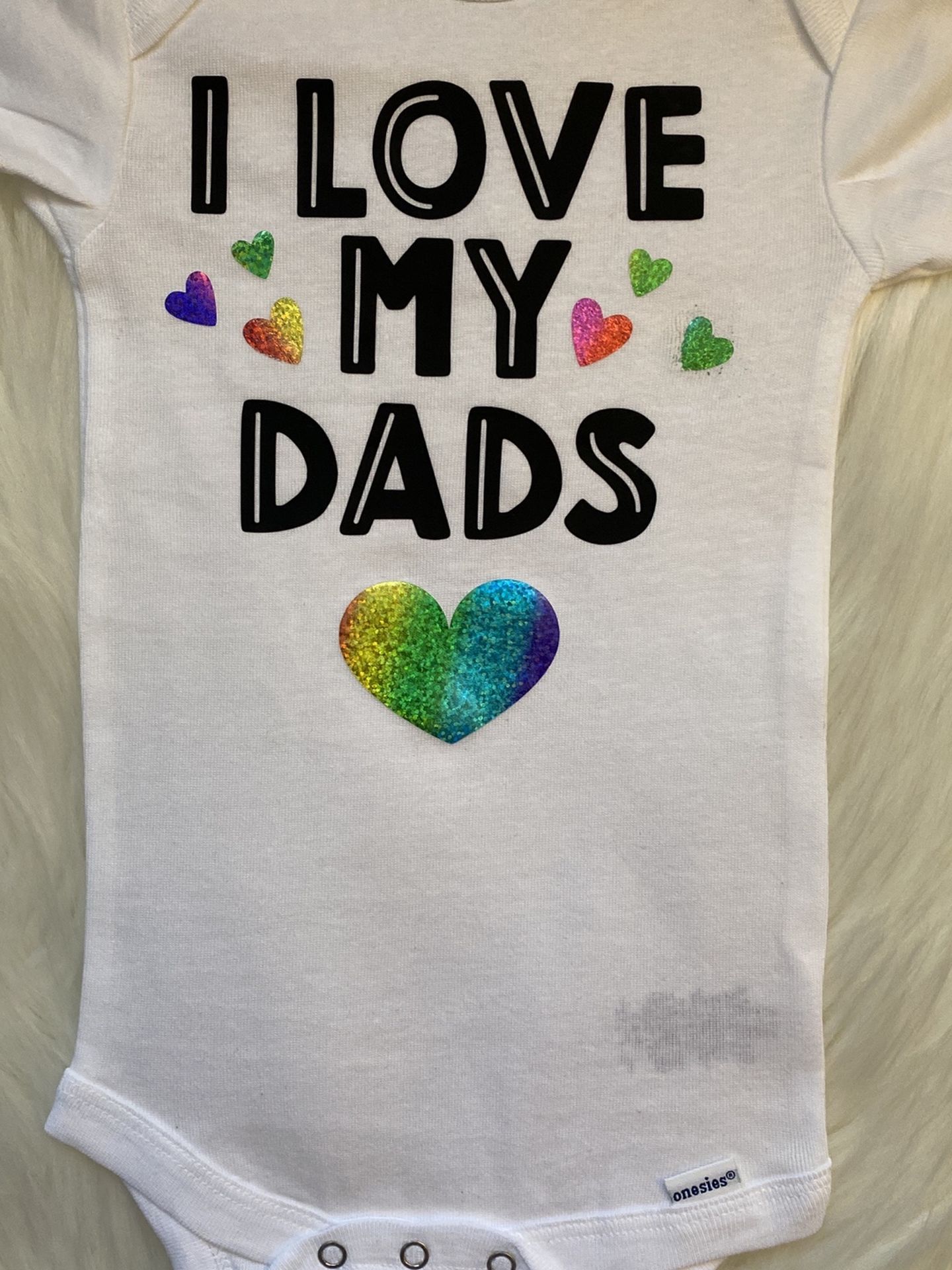 Baby Onesie I Love My Dads