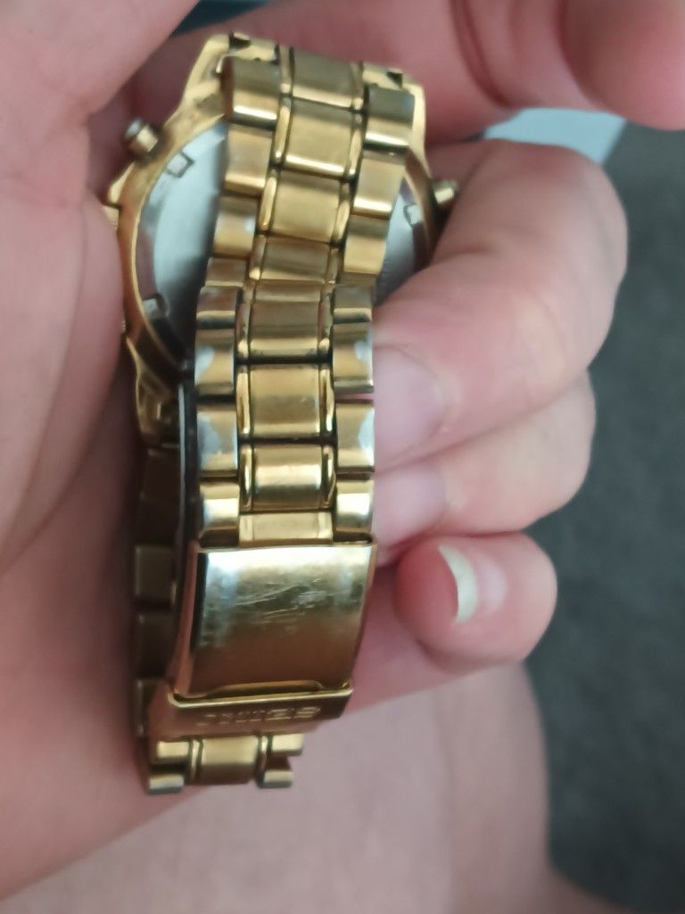 Seiko Sports 150 Chronograph 7T32 6C09 Quartz Alarm Vintage Japan