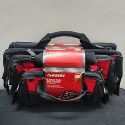 Husky
18 in. 15 in. and 12 in. Tool Bag Combo