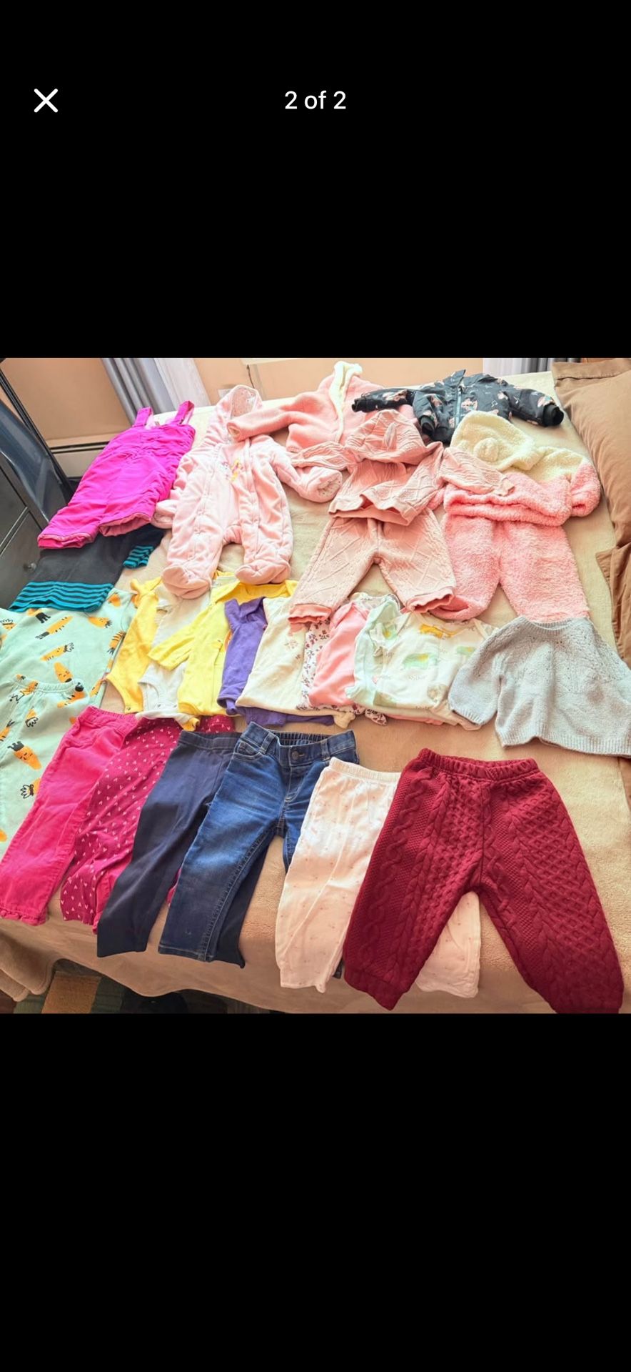 Winter Baby Girl Clothes 9-12 Months