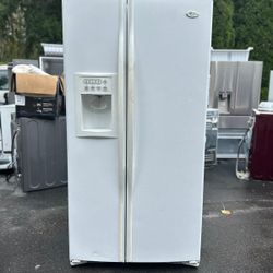 GE Side By Side Refrigerator.