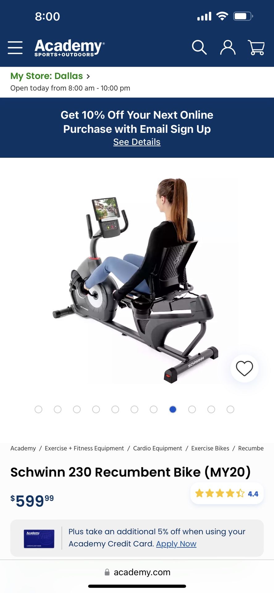 Schwinn 230 Recumbent Bike for Sale in Dallas, TX OfferUp