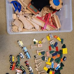 Wooden Train Set