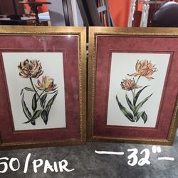 GOLD FRAMED PICTURES 