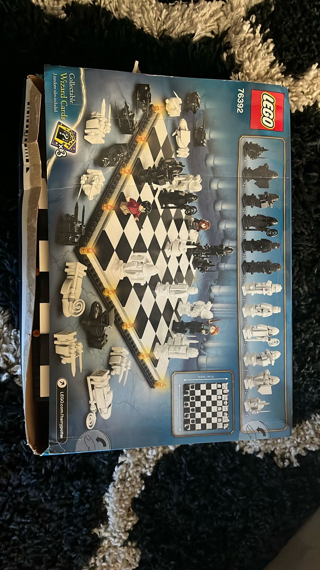 Opened Harry Potter Retired Lego Chess Set - See Pictures partially put together