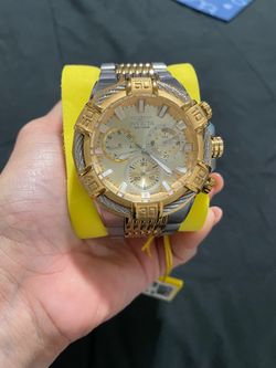 Invicta Bolt Swiss Ronda Z60 Caliber Men's Watch - 51mm, Steel, Gold (25864)