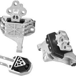 Brand New Engine Transmission Motor Mount Kit Set for 2013-2016 Dodge Dart 2.4L, 77459