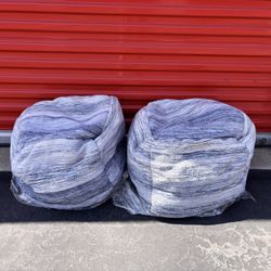 Floor Pillow Poufs Set of 2