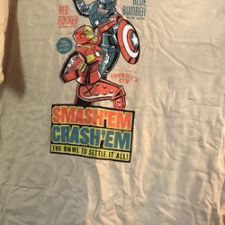 Geek Fuel Captain America And Iron Man T-Shirt