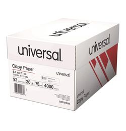Universal Copy Paper 8.5x11 4000 Sheets