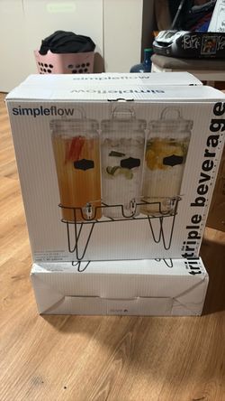 Simpleflow Triple Beverage Dispenser Set