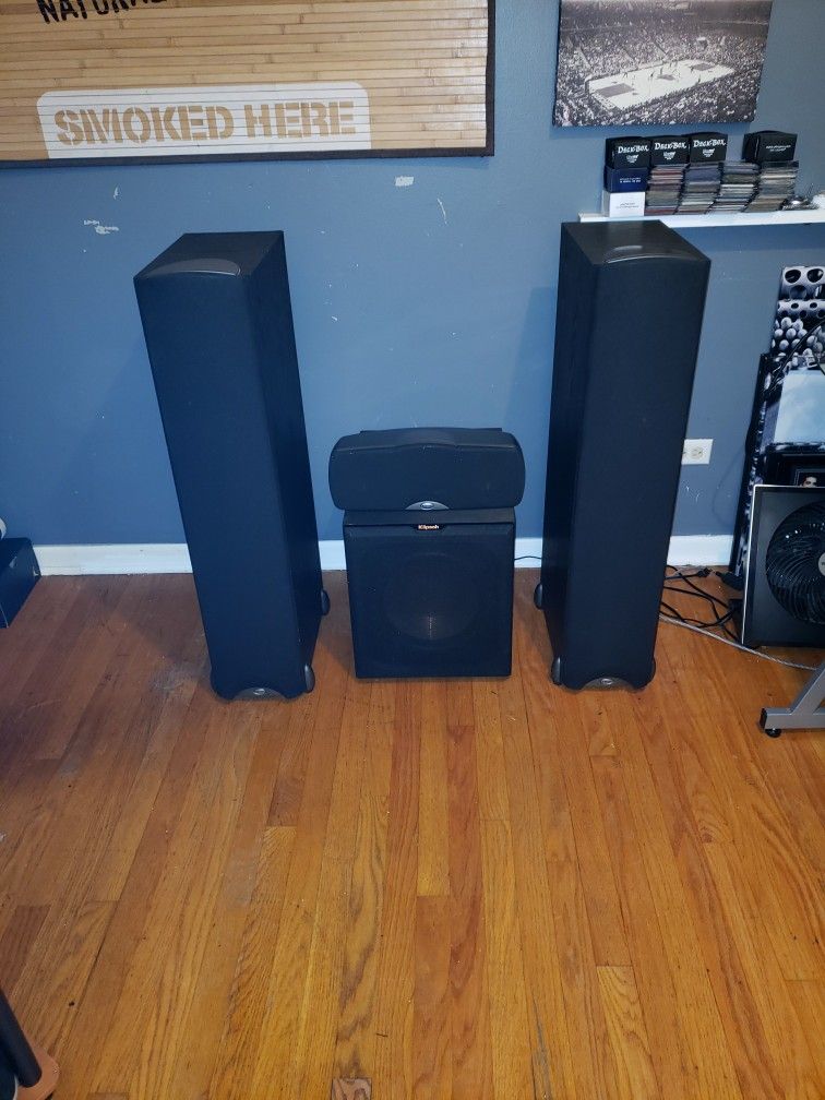 Klipsch Synergy F1 (Includes R-12SW Sub and center speakeaker)