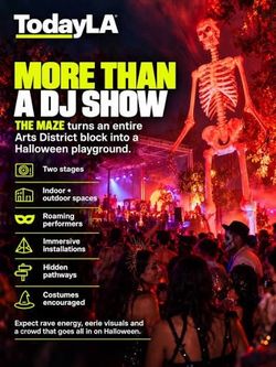 The maze Halloween rave