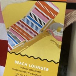 Brand New Folding Beach Chair