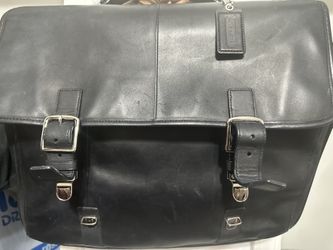 Coach Briefcase laptop Bag Genuine Leather  