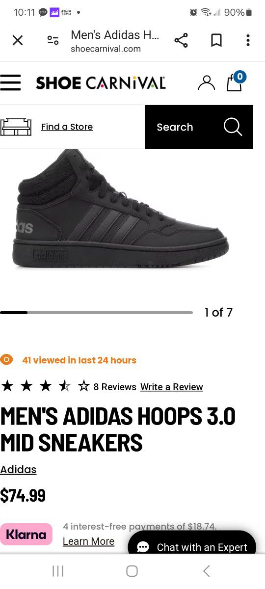 Men's Adidas Hoops 3.0