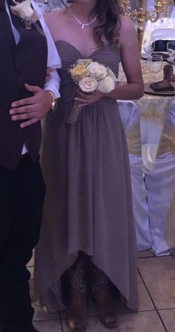 Bridesmaid dress (brown)