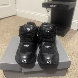 Balenciaga black track runners