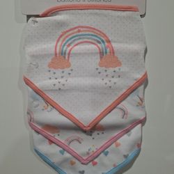 3 Pk Bandana Bibs 