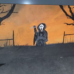 Ghostface Painting