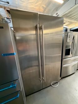48” JENN AIR BUILT IN STAINLESS STEEL REFRIGERATOR