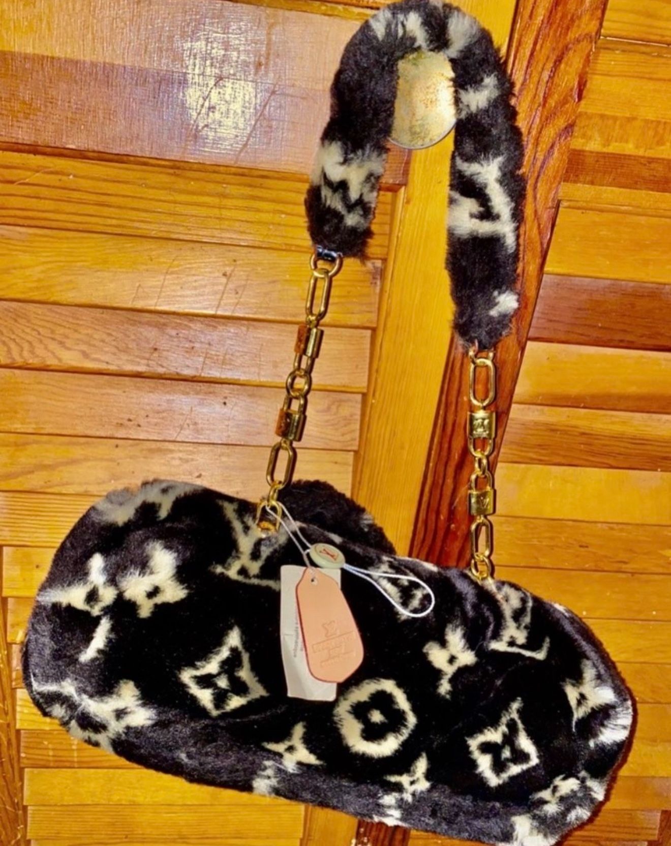 Vintage Louis Vuitton Mink Shoulder Bag