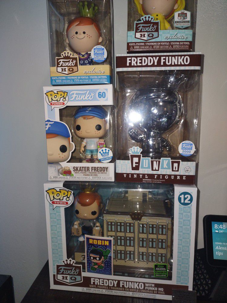 Freddy Funko Collection New In Box