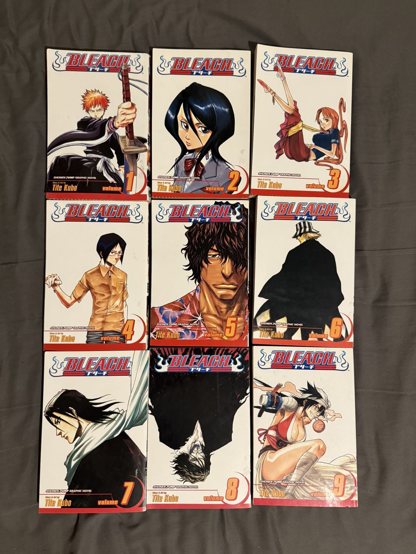 Bleach Manga 1-9 