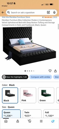 Queen bed frame