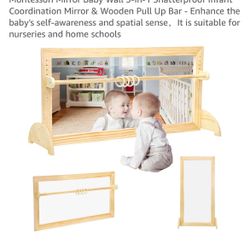 Montessori Mirror + Pull Up Bar