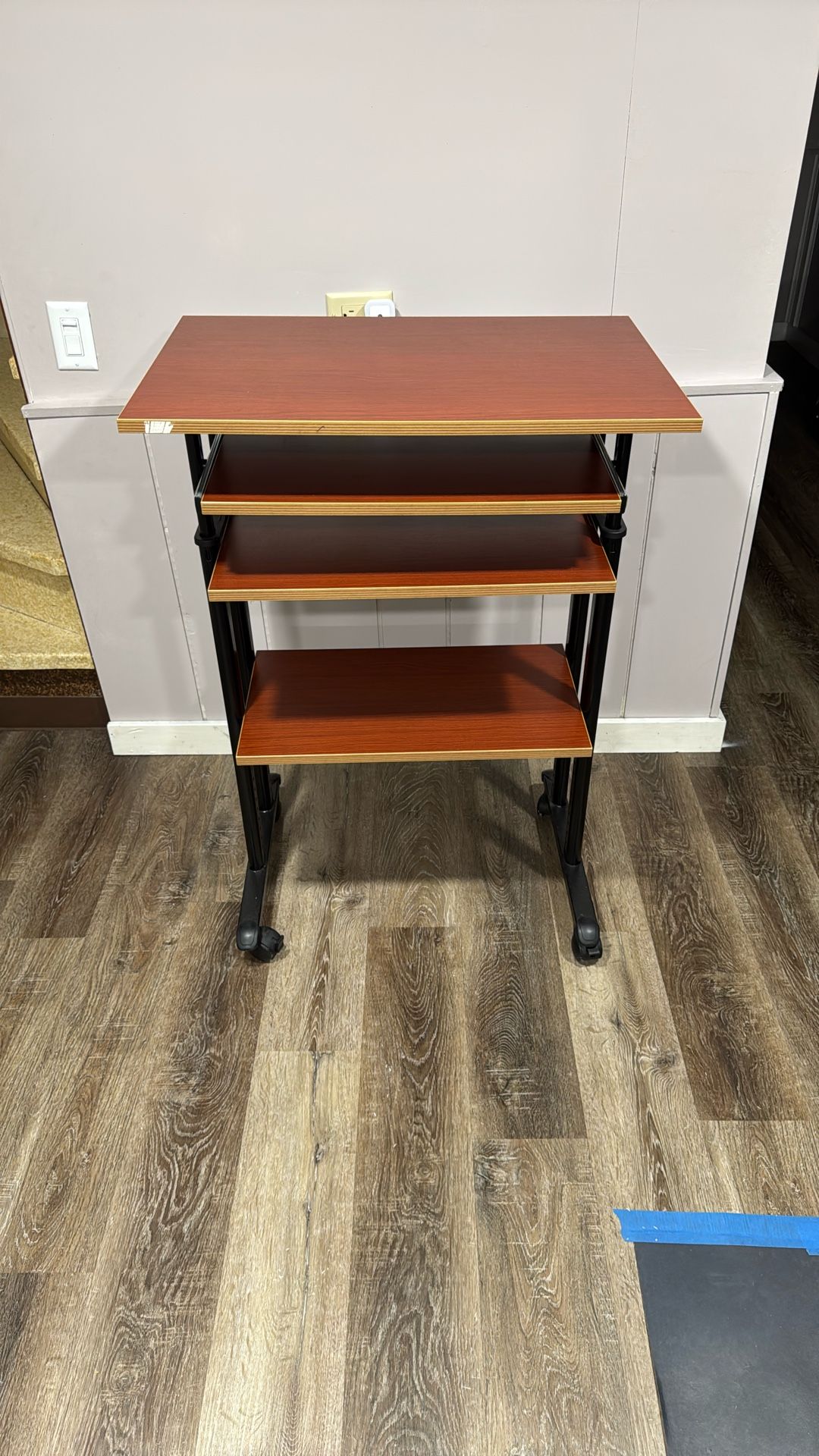 Rolling Podium Mobile Desk