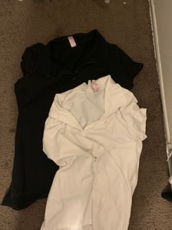 Black white polo size XXL Junior size