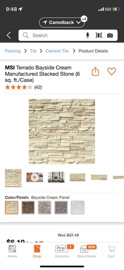 50 SQF MSI Terrado Stone