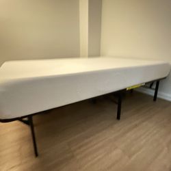Bed frame and mattress