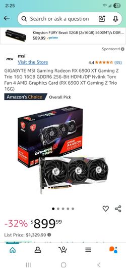 MSI TRIO 6900 XT 16GB GDDR6