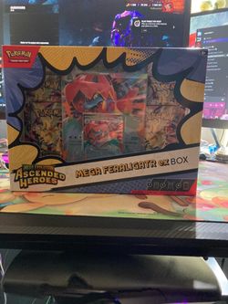 Pokémon Ascended Heroes Mega Feraligatr EX Box