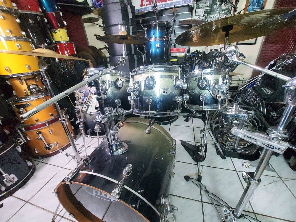 Pdp All Maple X7 Complete Mega Drum Set !! $850 Or Best Offer !! 