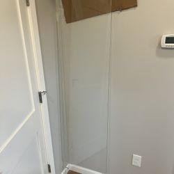 Single Panel Showe Glass 18”x 77”