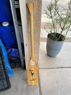 Wood paddle