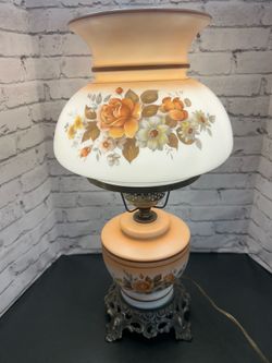 Vintage Floral Lamp