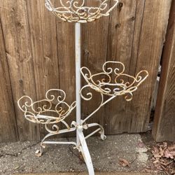 Vintage Rustic Plant Stand