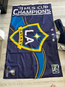 LA Galaxy 2011 MLS Cup Champions Flag