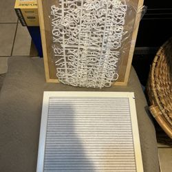 Felt Letters board with letters