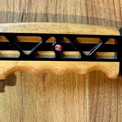 Zacuto Z-RCH Universal Recoil Wooden Handle With Cold Shoe Mounts